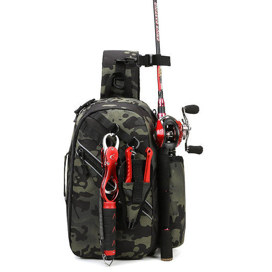 Mochila de pesca impermeable compacta - Bolsa para Pesca de Multifuncional