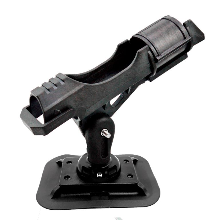 Cañero Blackpeanut para pato o kayak, base orientable y montaje sin taladrar